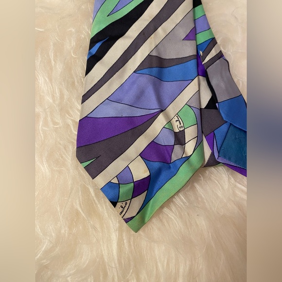 Emilio Pucci Vintage Silk Tie - Picture 2 of 7